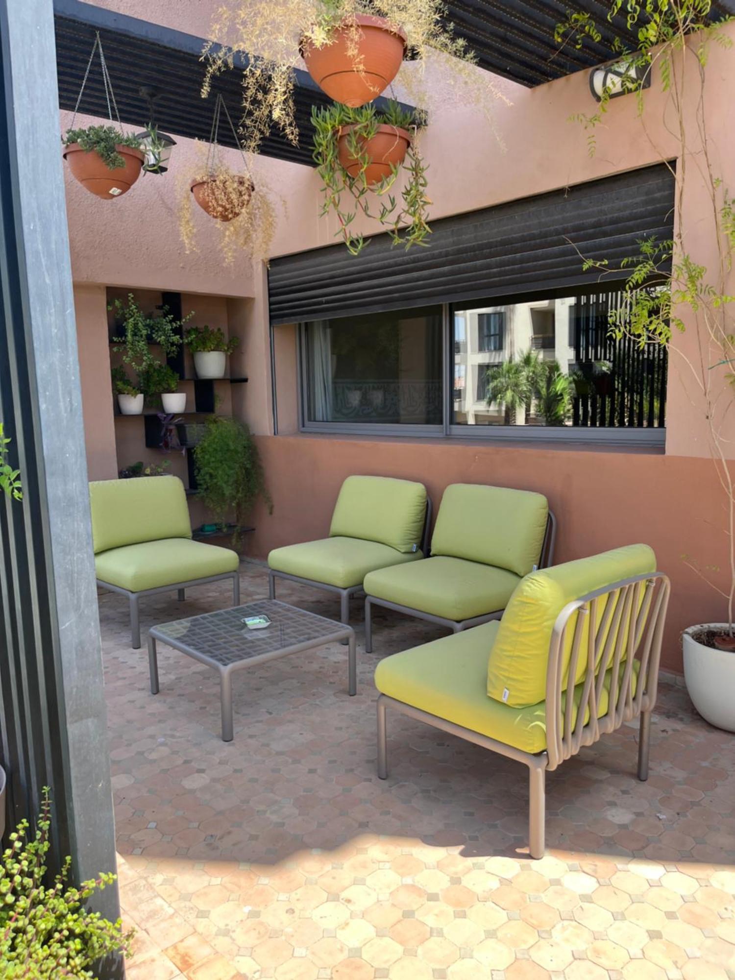 Marrakech M Avenue Terrasse Jardin Appartement Marrakesh Buitenkant foto